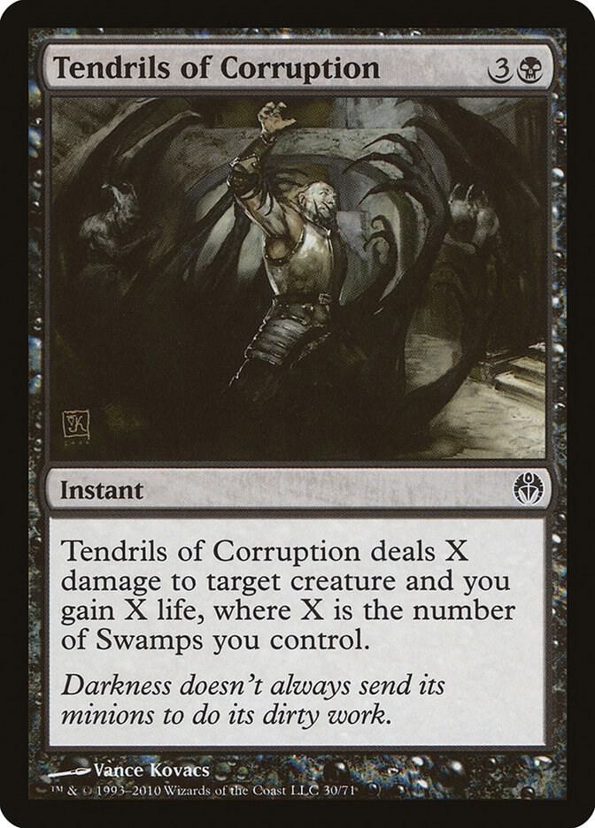 Tendrils of Corruption 30 card from Duel Decks: Phyrexia vs. the Coalition