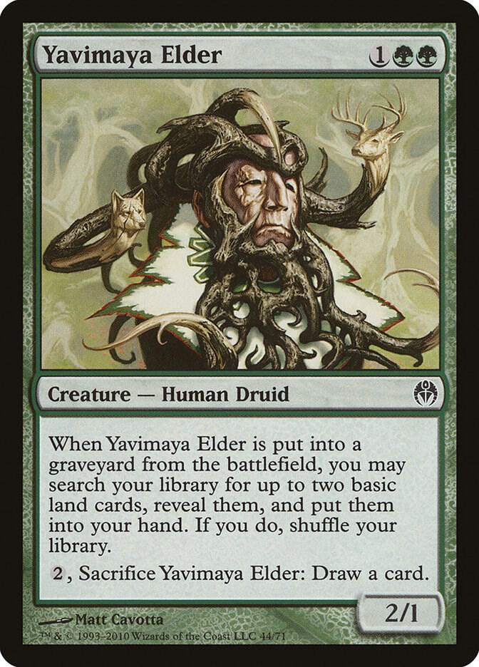Yavimaya Elder 44 card from Duel Decks: Phyrexia vs. the Coalition