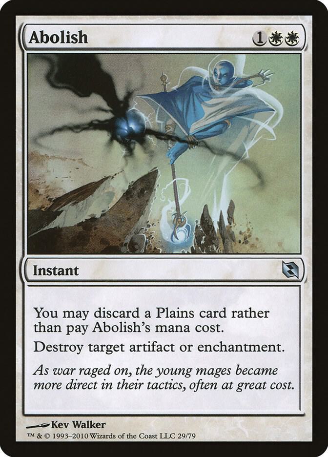 Abolish 29 card from Duel Decks: Elspeth vs. Tezzeret