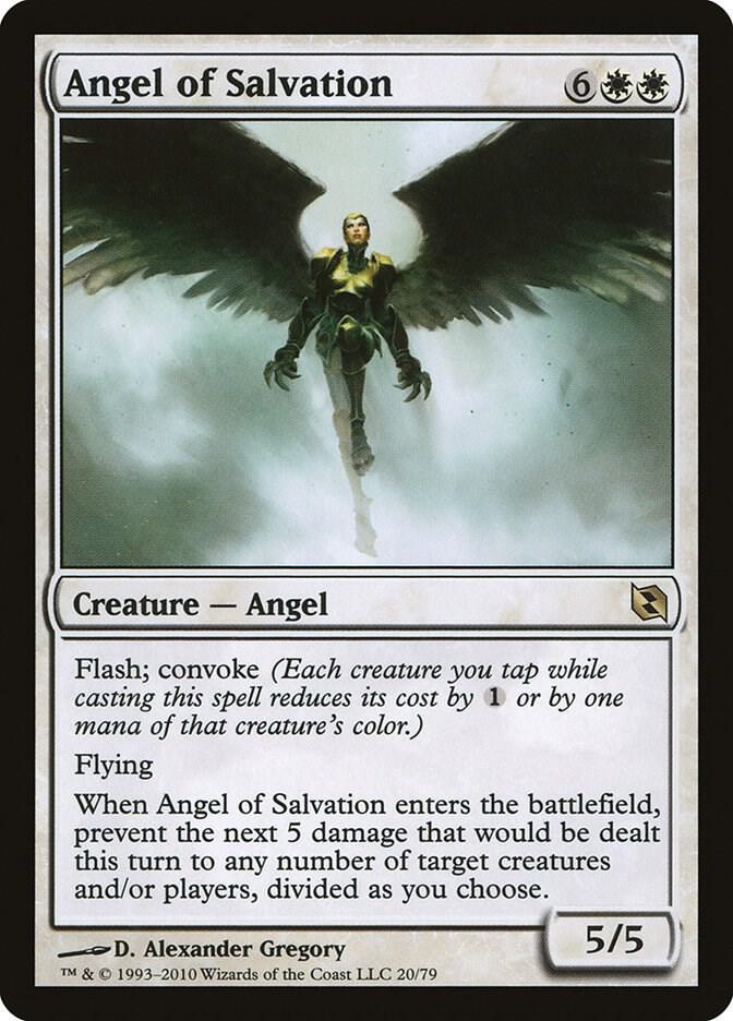 Angel of Salvation 20 card from Duel Decks: Elspeth vs. Tezzeret
