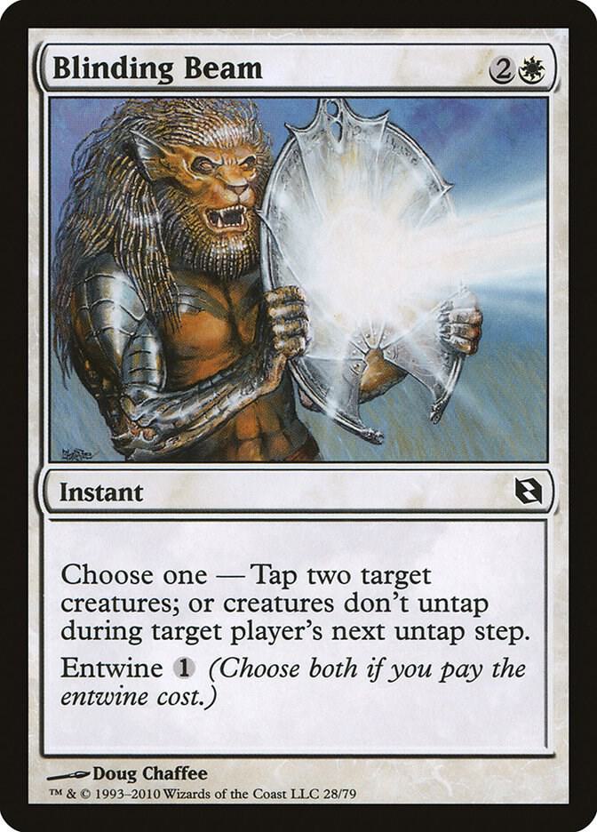 Blinding Beam 28 card from Duel Decks: Elspeth vs. Tezzeret