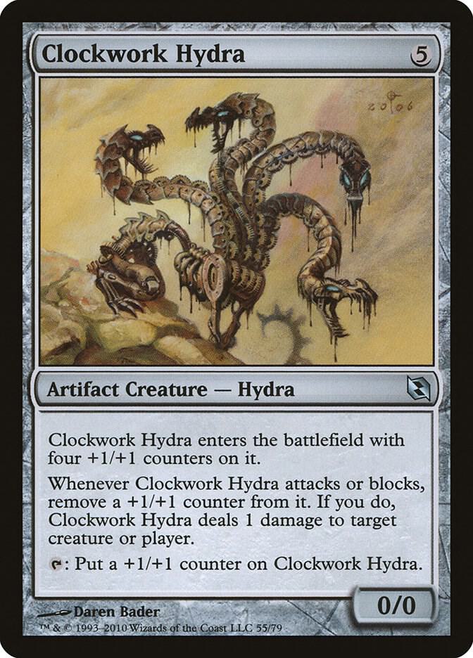 Clockwork Hydra 55 card from Duel Decks: Elspeth vs. Tezzeret