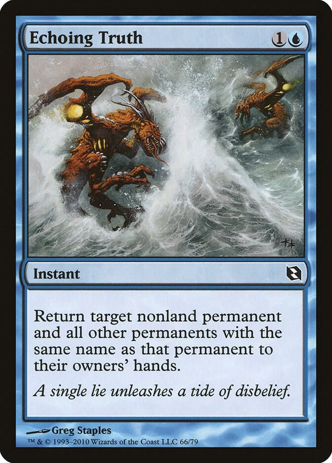 Echoing Truth 66 card from Duel Decks: Elspeth vs. Tezzeret