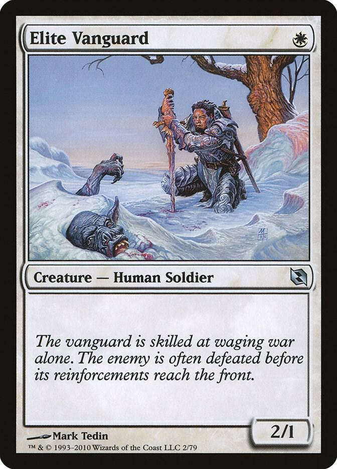 Elite Vanguard 2 card from Duel Decks: Elspeth vs. Tezzeret