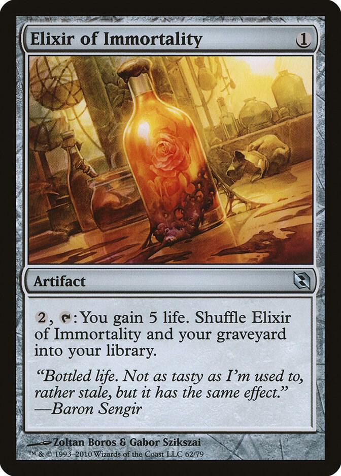 Elixir of Immortality 62 card from Duel Decks: Elspeth vs. Tezzeret