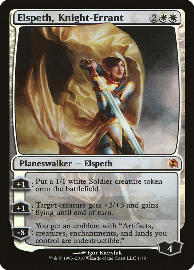 Elspeth, Knight-Errant 1 card from Duel Decks: Elspeth vs. Tezzeret