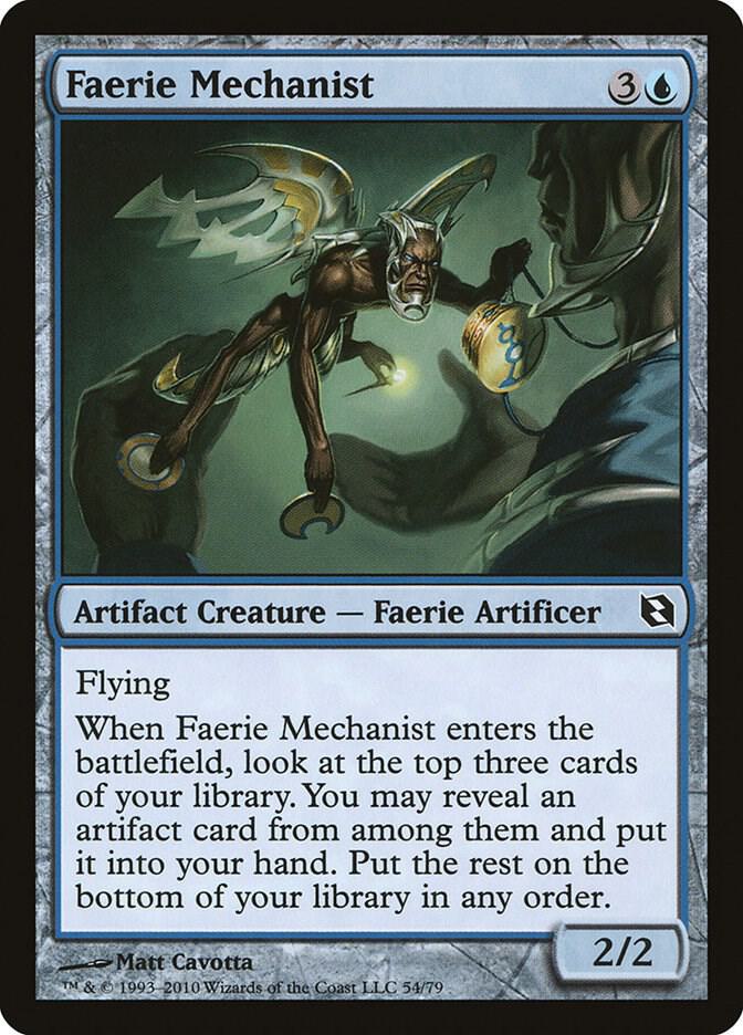 Faerie Mechanist 54 card from Duel Decks: Elspeth vs. Tezzeret