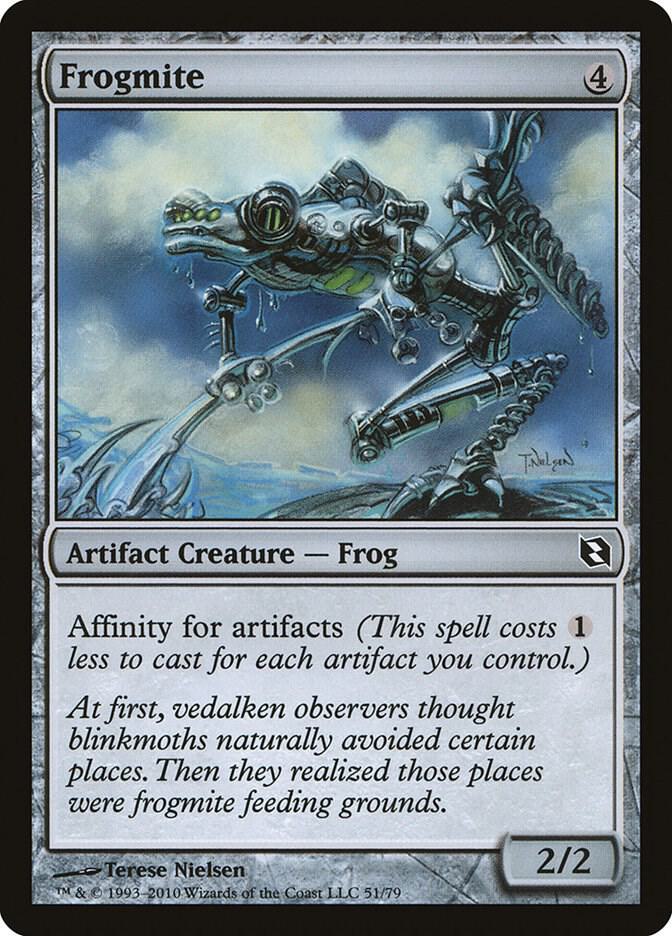Frogmite 51 card from Duel Decks: Elspeth vs. Tezzeret