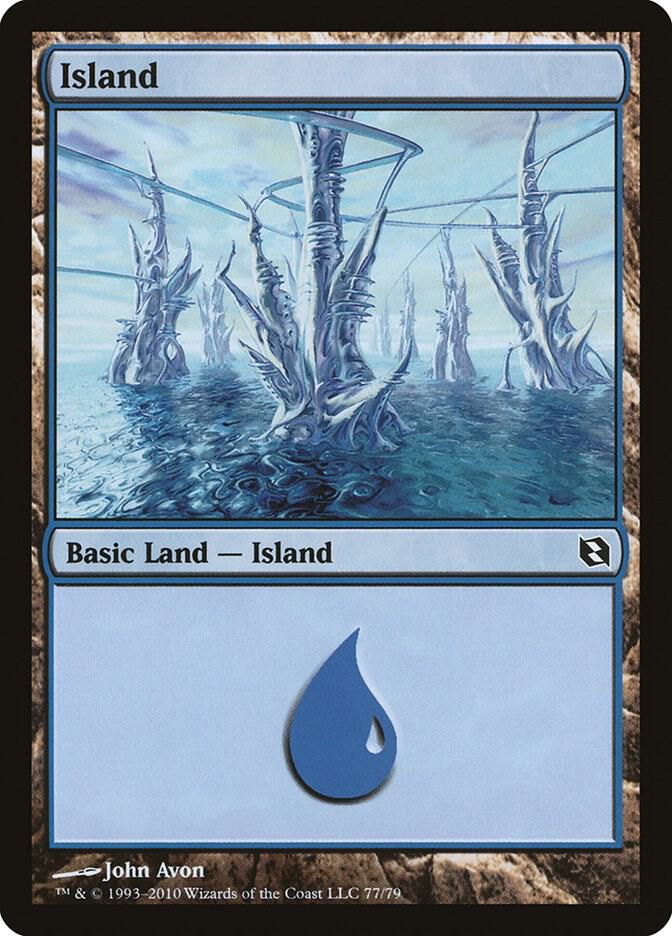 Island 77 card from Duel Decks: Elspeth vs. Tezzeret