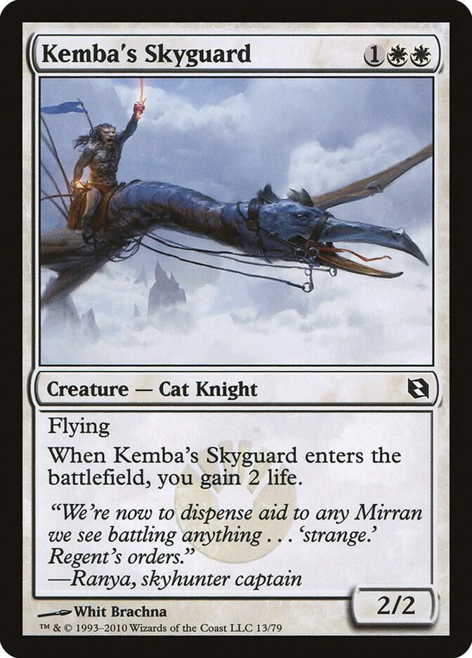 Kemba's Skyguard 13 card from Duel Decks: Elspeth vs. Tezzeret
