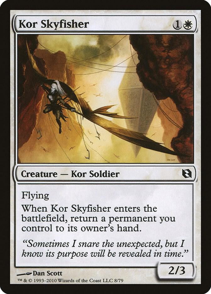 Kor Skyfisher 8 card from Duel Decks: Elspeth vs. Tezzeret