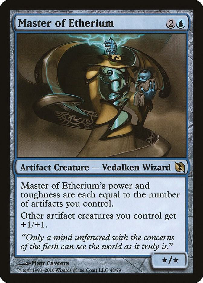 Master of Etherium 48 card from Duel Decks: Elspeth vs. Tezzeret