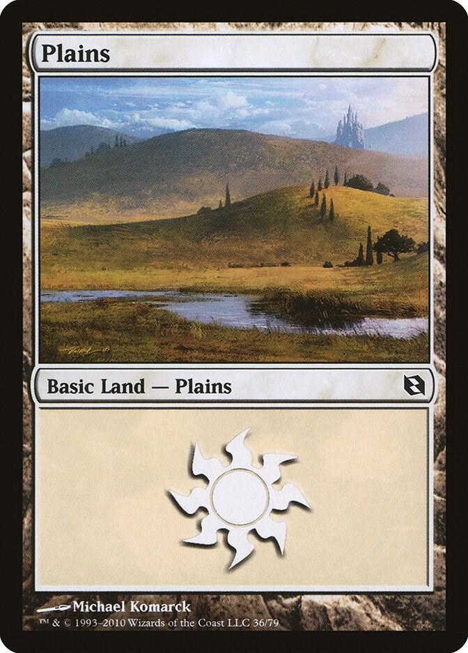 Plains 36 card from Duel Decks: Elspeth vs. Tezzeret