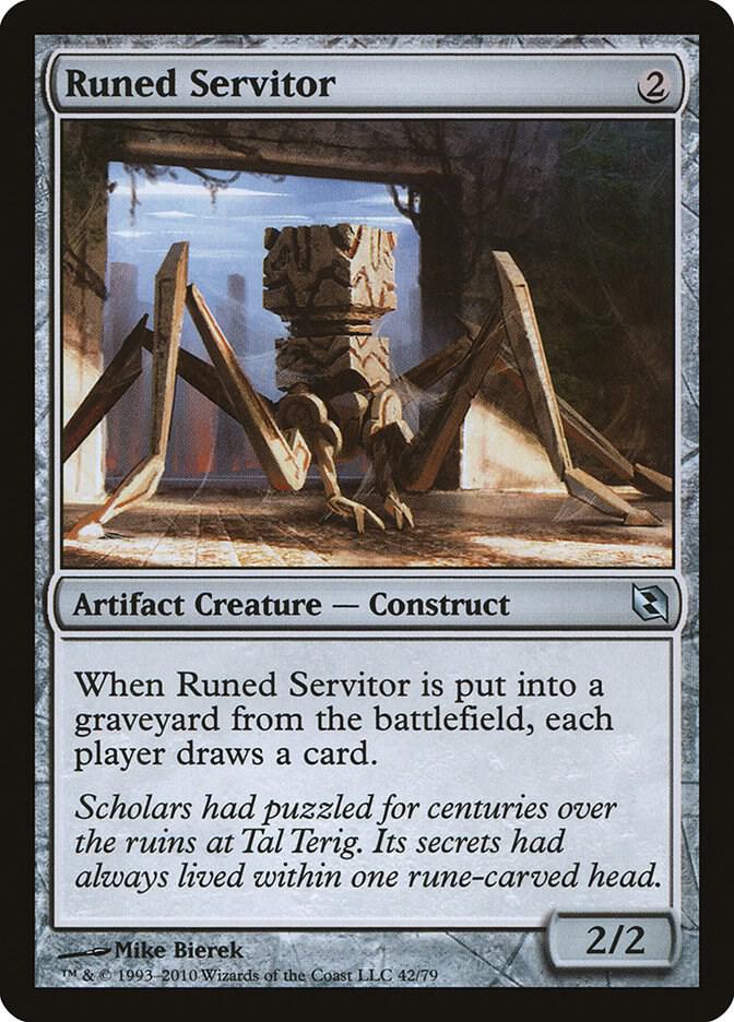 Runed Servitor 42 card from Duel Decks: Elspeth vs. Tezzeret