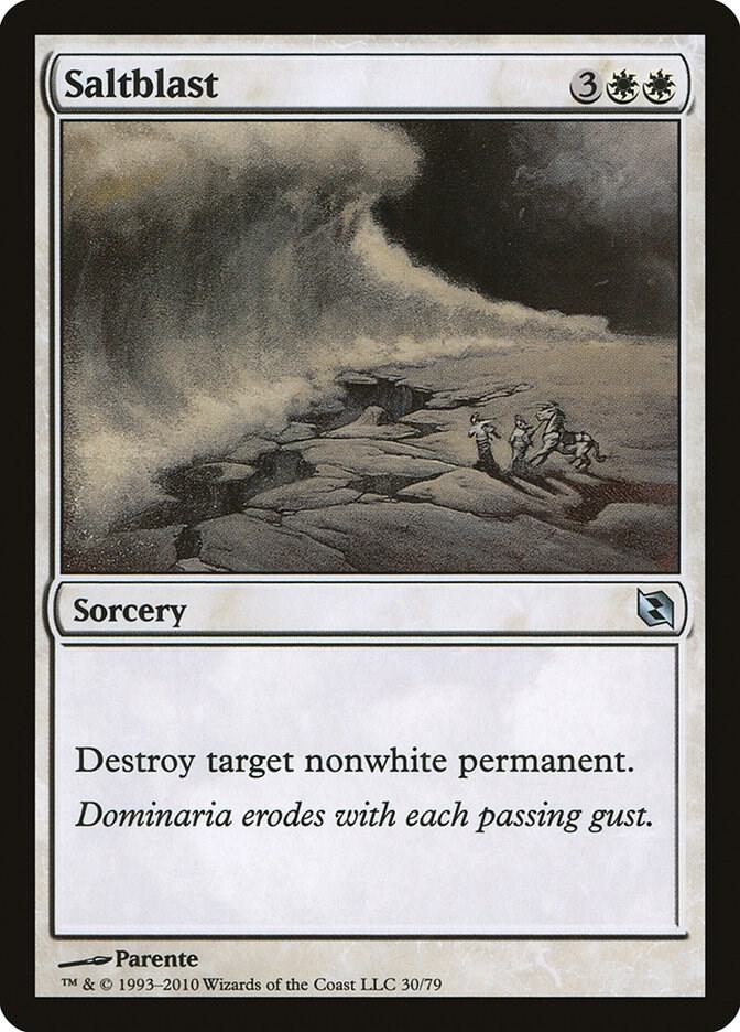Saltblast 30 card from Duel Decks: Elspeth vs. Tezzeret