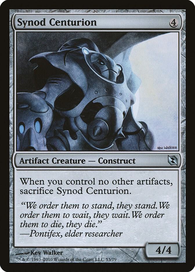 Synod Centurion 53 card from Duel Decks: Elspeth vs. Tezzeret