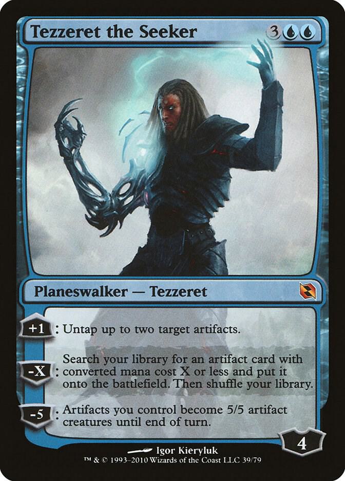 Tezzeret the Seeker 39 card from Duel Decks: Elspeth vs. Tezzeret