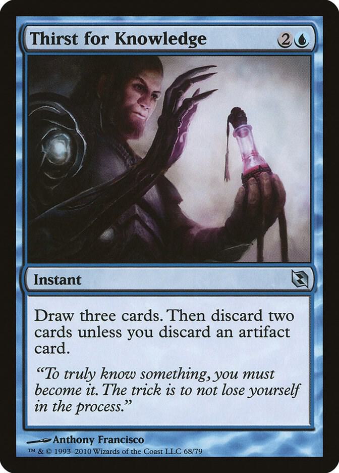 Thirst for Knowledge 68 card from Duel Decks: Elspeth vs. Tezzeret