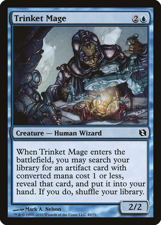 Trinket Mage 49 card from Duel Decks: Elspeth vs. Tezzeret