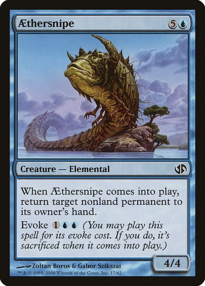 Aethersnipe 17 card from Duel Decks: Jace vs. Chandra