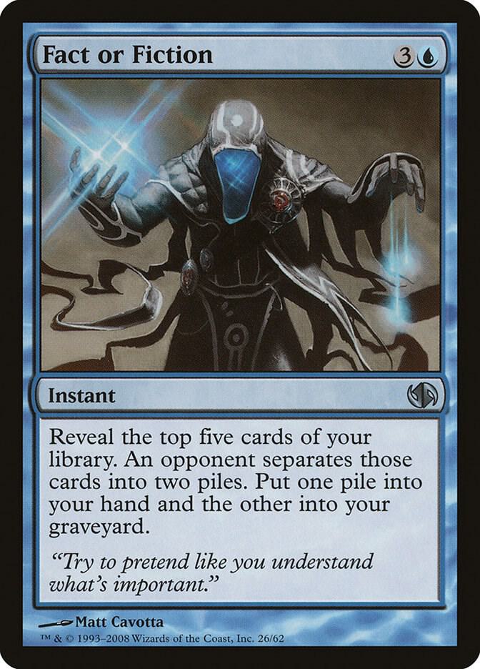 Fact or Fiction 26 card from Duel Decks: Jace vs. Chandra