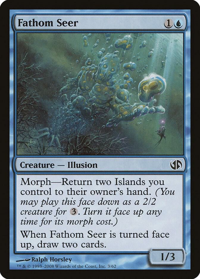 Fathom Seer 3 card from Duel Decks: Jace vs. Chandra
