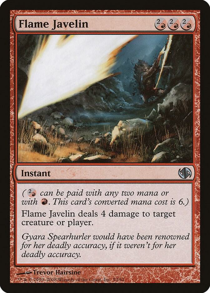 Flame Javelin 53 card from Duel Decks: Jace vs. Chandra