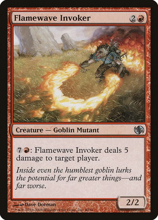 Flamewave Invoker 40 card from Duel Decks: Jace vs. Chandra