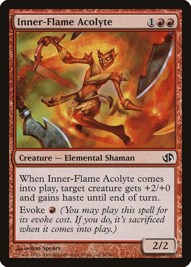 Inner-Flame Acolyte 41 card from Duel Decks: Jace vs. Chandra