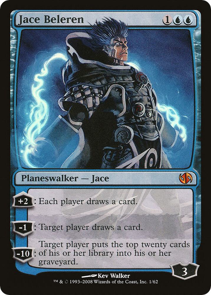 Jace Beleren 1 card from Duel Decks: Jace vs. Chandra