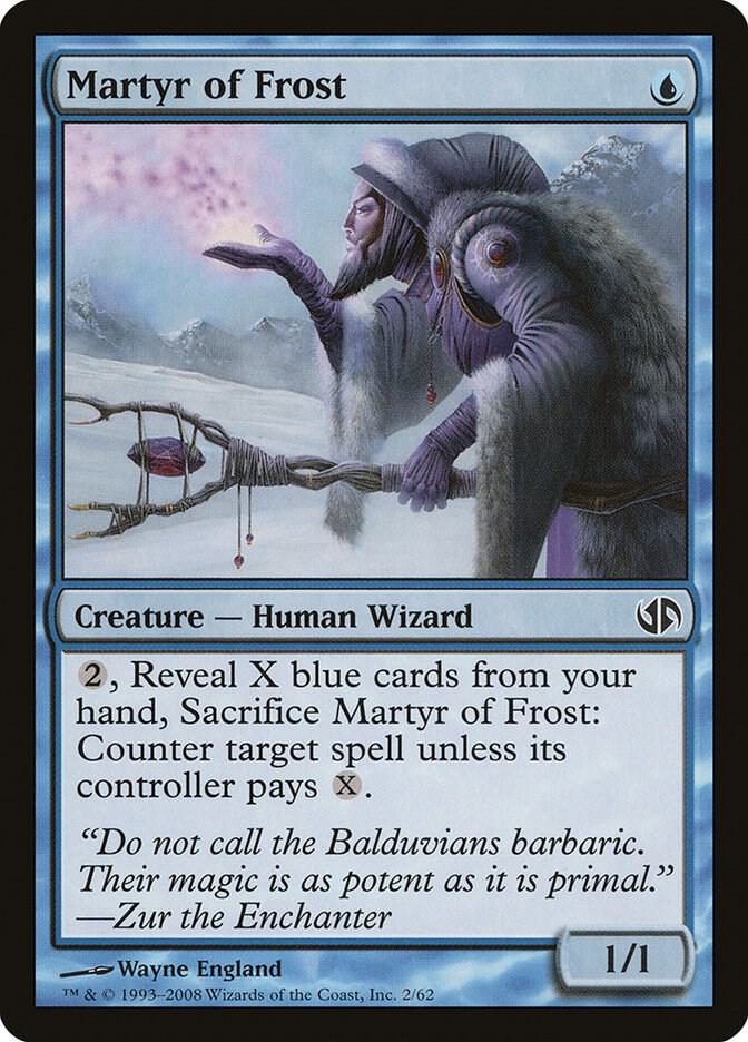Martyr of Frost 2 card from Duel Decks: Jace vs. Chandra