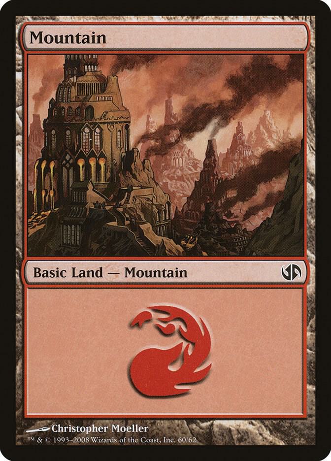 Mountain 60 card from Duel Decks: Jace vs. Chandra