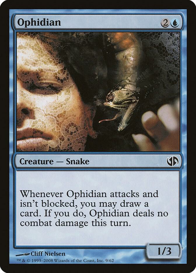 Ophidian 9 card from Duel Decks: Jace vs. Chandra