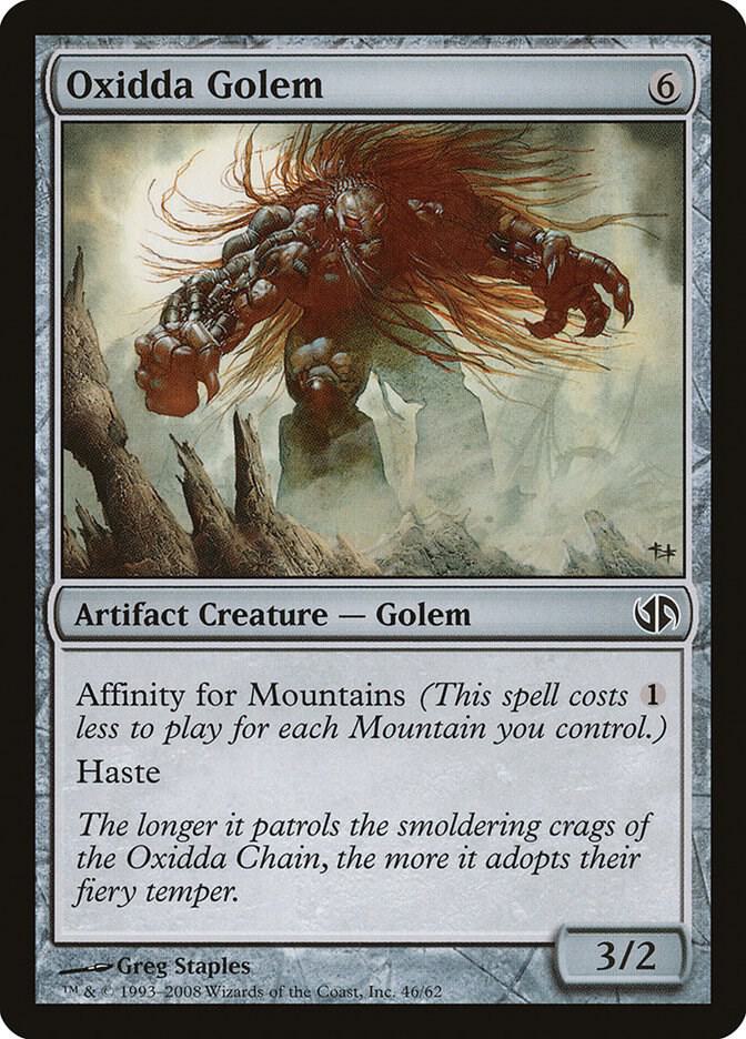 Oxidda Golem 46 card from Duel Decks: Jace vs. Chandra