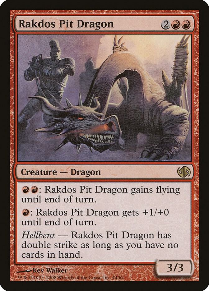 Rakdos Pit Dragon 44 card from Duel Decks: Jace vs. Chandra