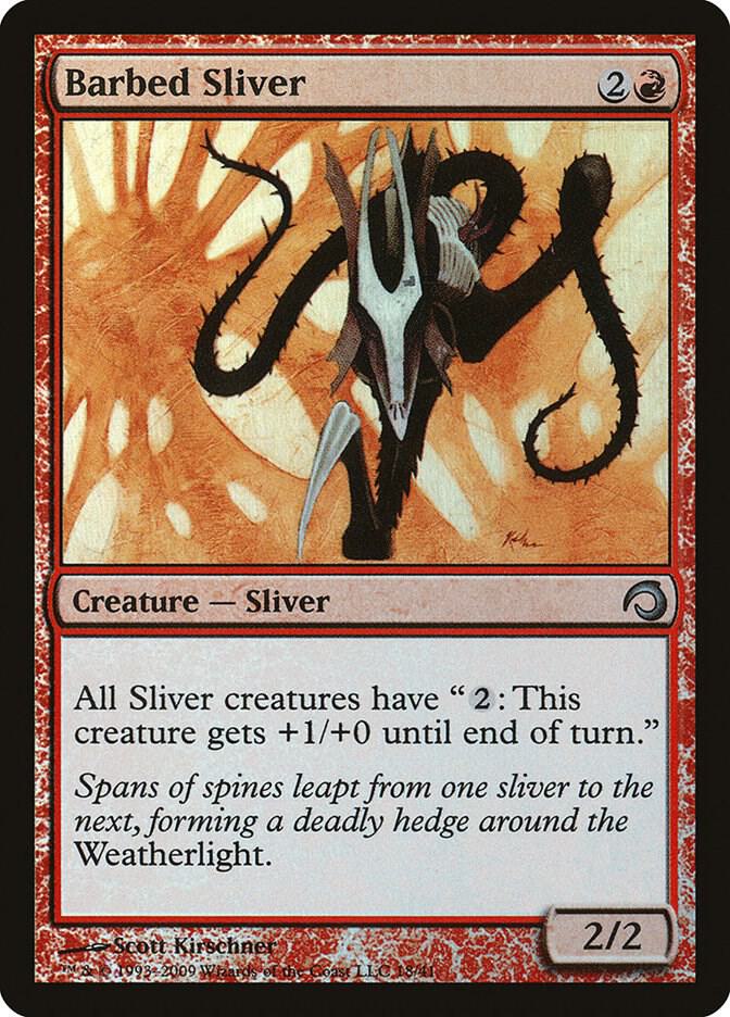 Barbed Sliver 18 card from Premium Deck Series: Slivers