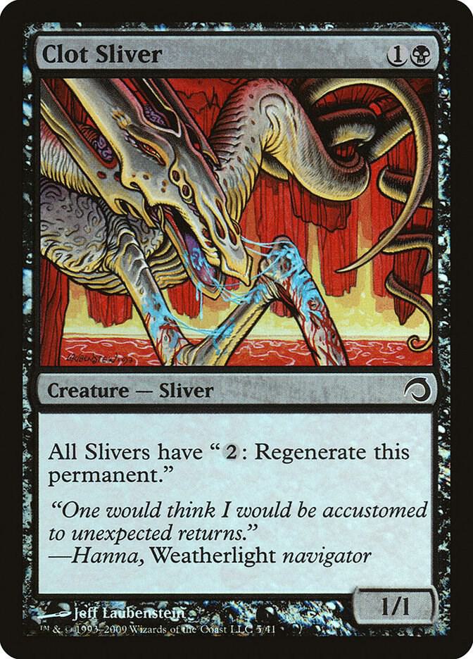 Clot Sliver 5 card from Premium Deck Series: Slivers