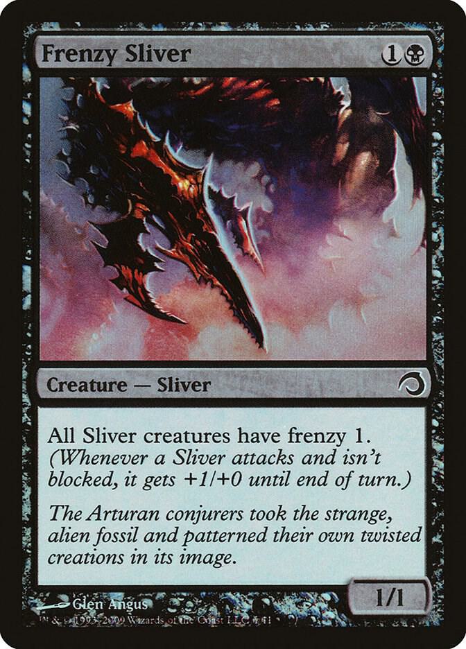 Frenzy Sliver 6 card from Premium Deck Series: Slivers