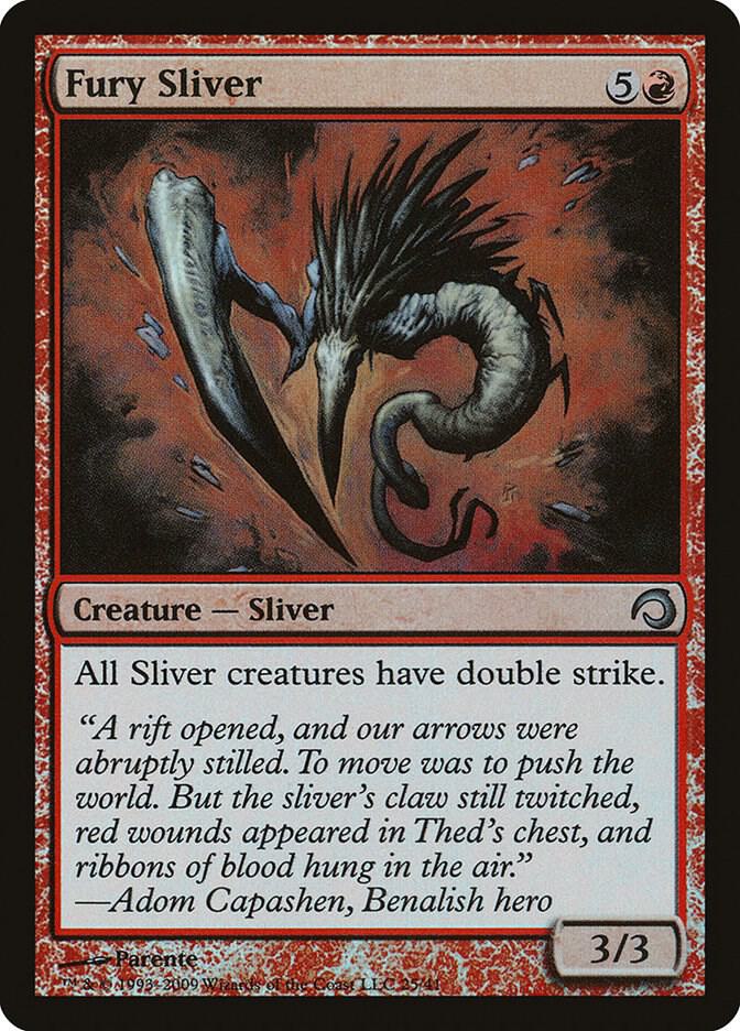 Fury Sliver 25 card from Premium Deck Series: Slivers
