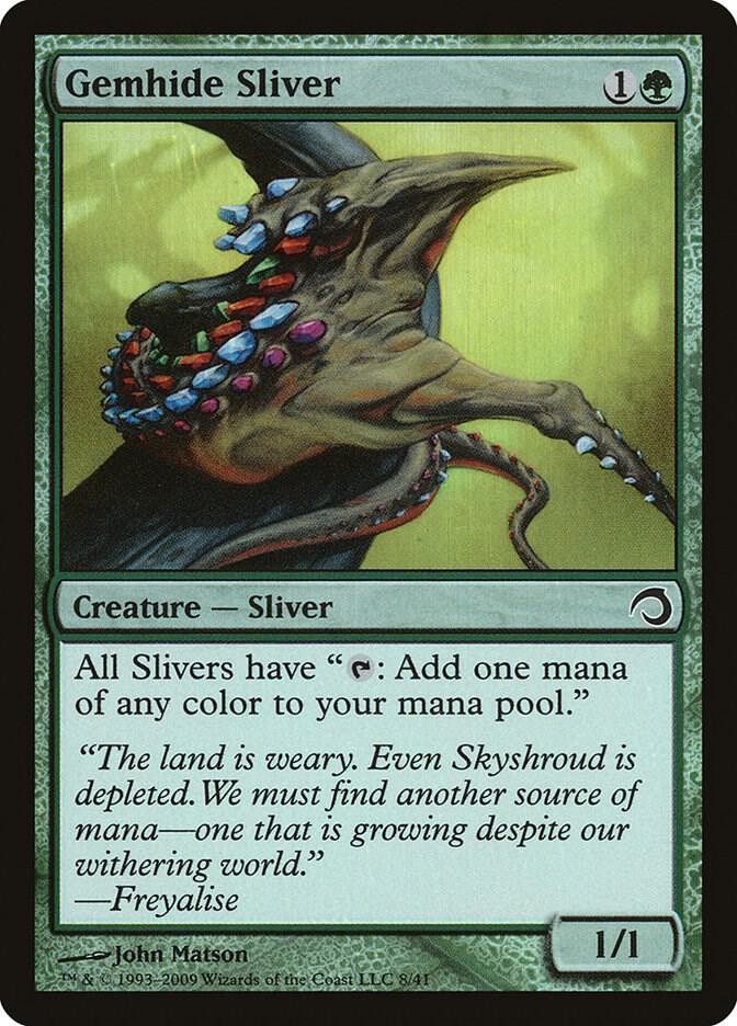 Gemhide Sliver 8 card from Premium Deck Series: Slivers