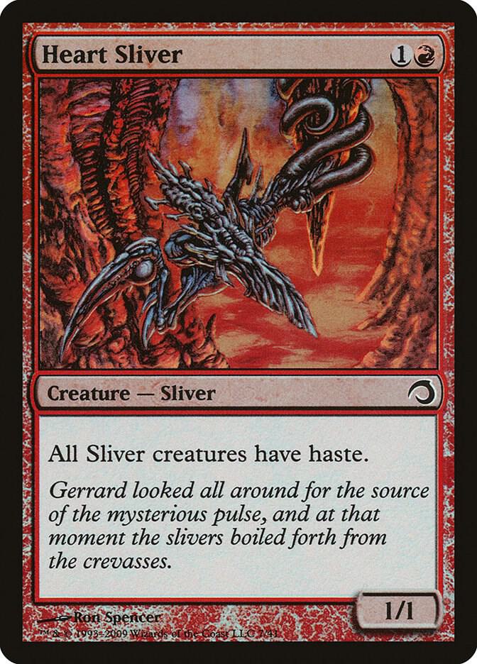 Heart Sliver 7 card from Premium Deck Series: Slivers