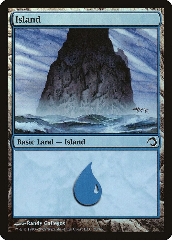 Island 38 card from Premium Deck Series: Slivers