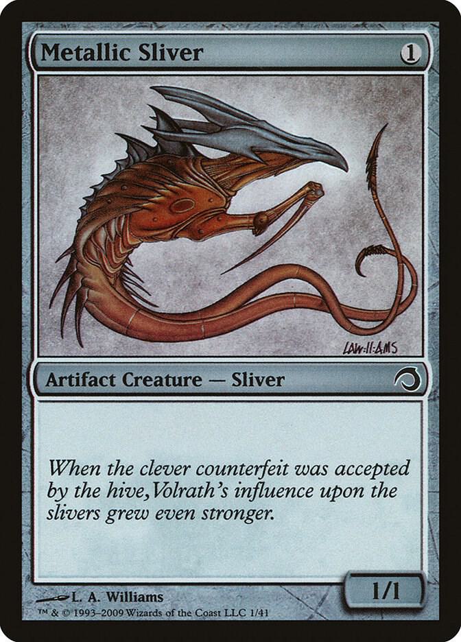 Metallic Sliver 1 card from Premium Deck Series: Slivers