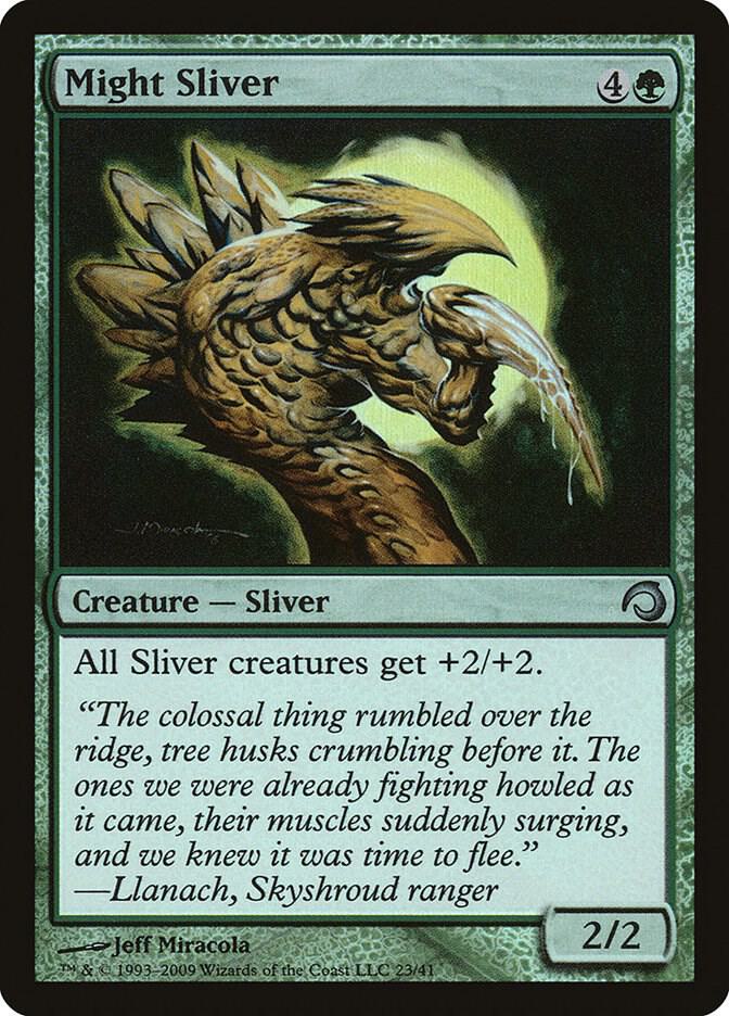 Might Sliver 23 card from Premium Deck Series: Slivers