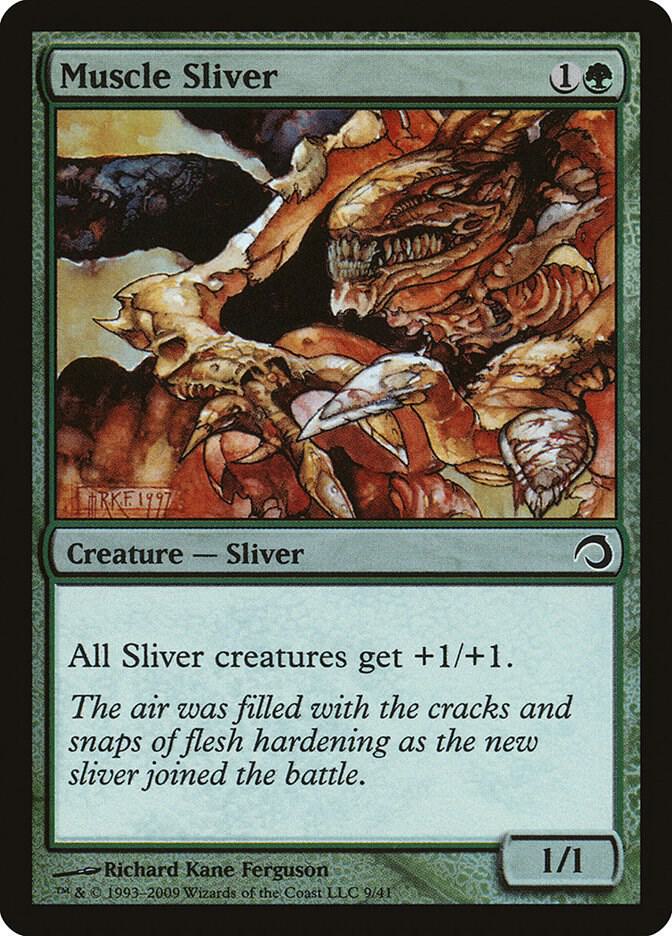 Muscle Sliver 9 card from Premium Deck Series: Slivers