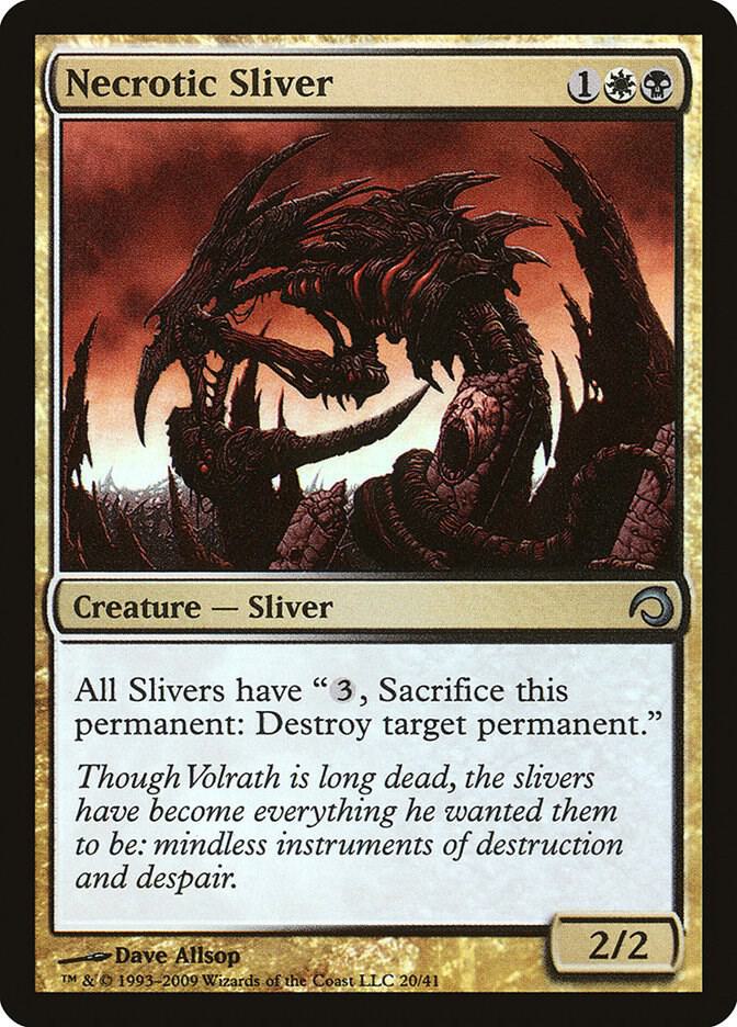 Necrotic Sliver 20 card from Premium Deck Series: Slivers