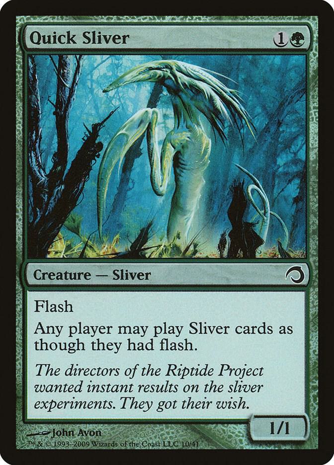 Quick Sliver 10 card from Premium Deck Series: Slivers