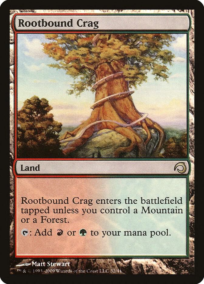 Rootbound Crag 32 card from Premium Deck Series: Slivers