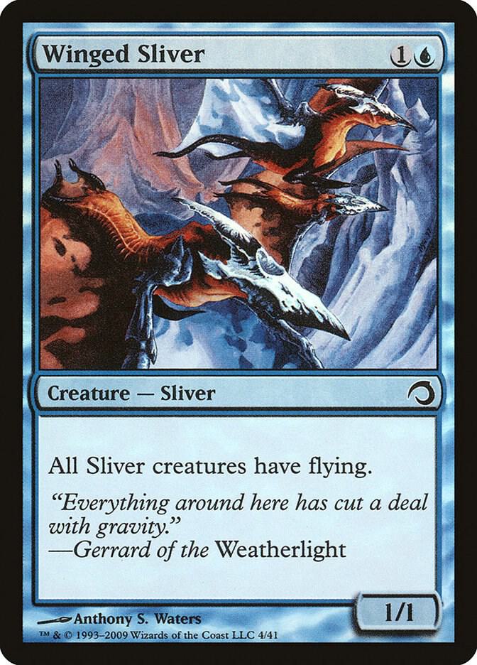 Winged Sliver 4 card from Premium Deck Series: Slivers