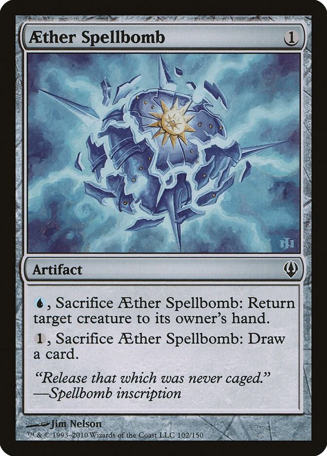 Aether Spellbomb 102 card from Archenemy